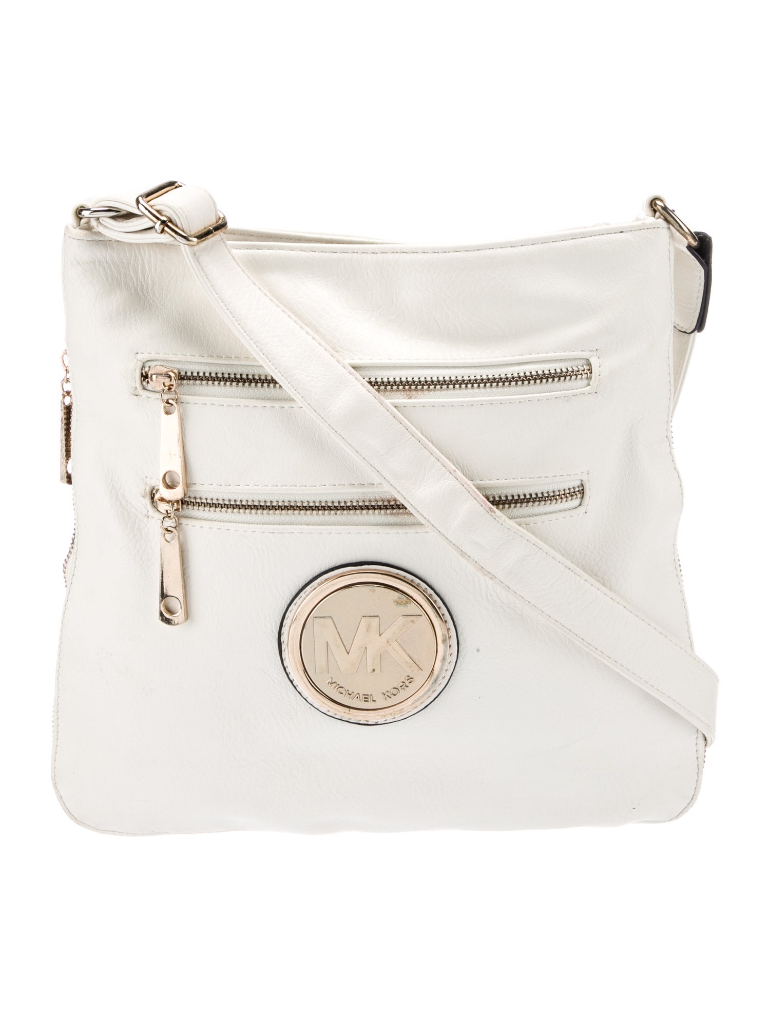 Michael Kors Leather Messenger Bag