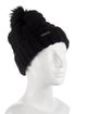 Michael Kors black pattern print knitted beanie
