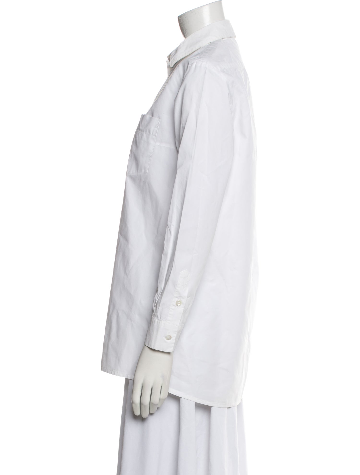 Michael Kors Long Sleeve Button-Up Top