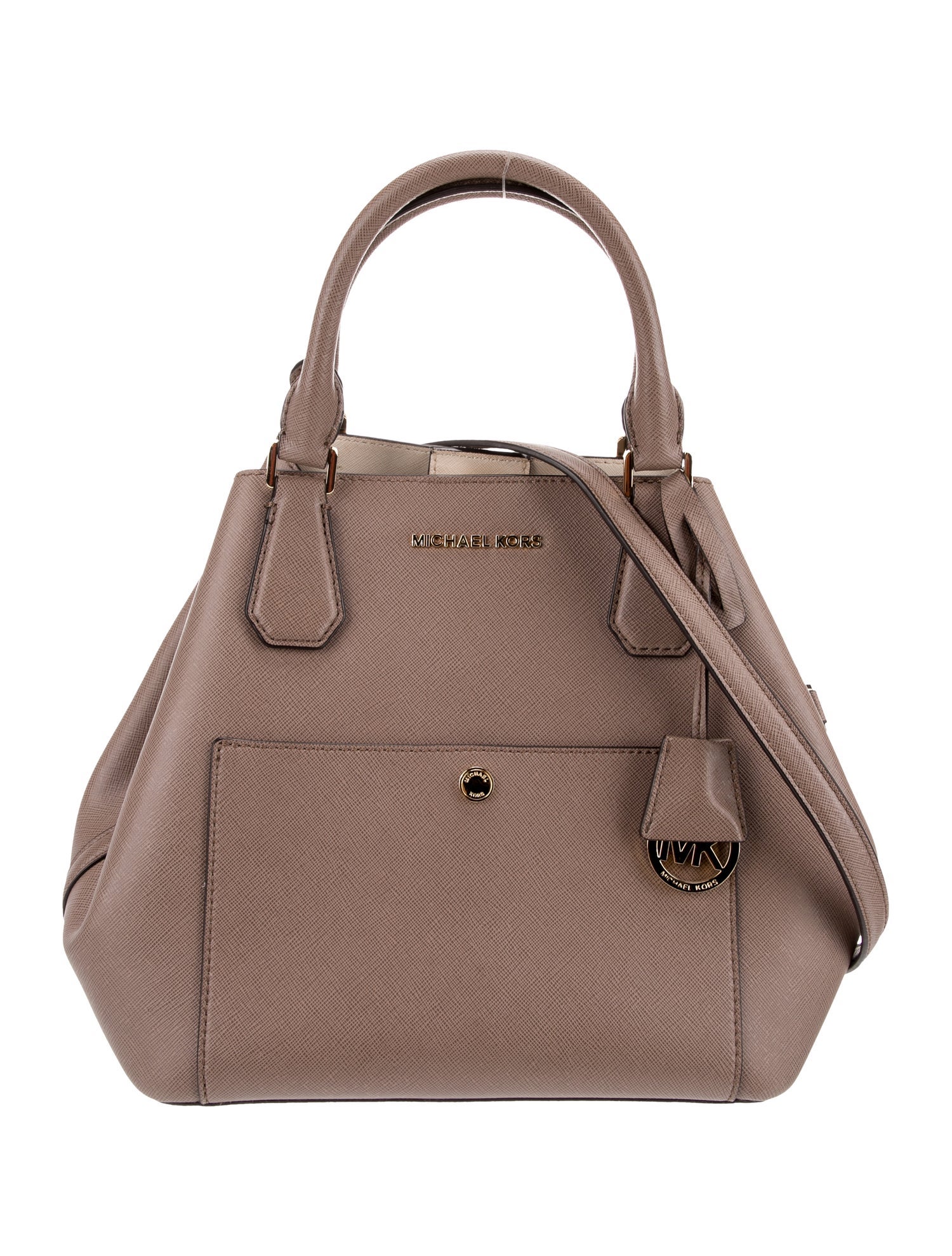Michael Kors Saffiano Leather Top Handle Bag