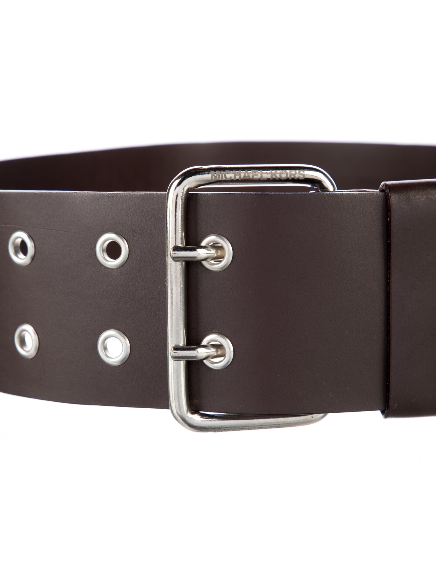 Michael Kors Wide Leather Belt