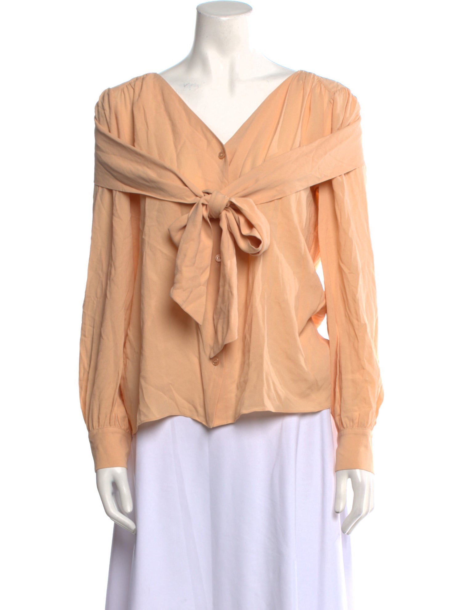 Michael Kors Silk V-Neck Blouse w/ Tags