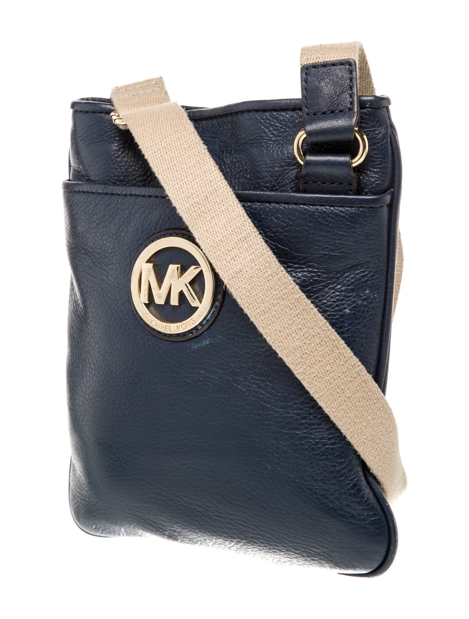 Michael Kors Leather Messenger Bag