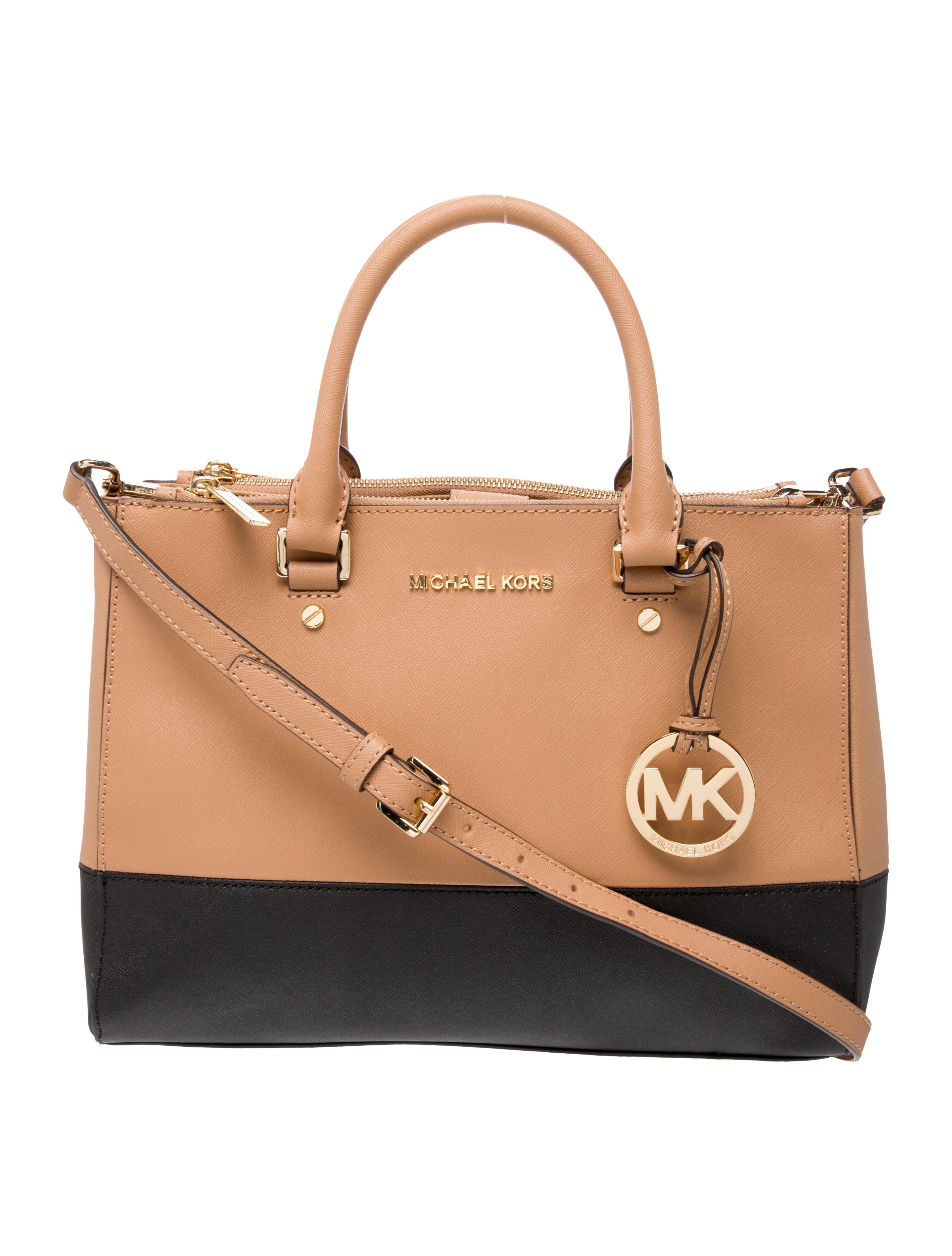 Michael Michael Kors Saffiano Leather Top Handle Bag