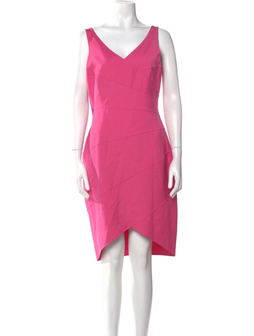 Michael Kors V-Neck Knee-Length Dress