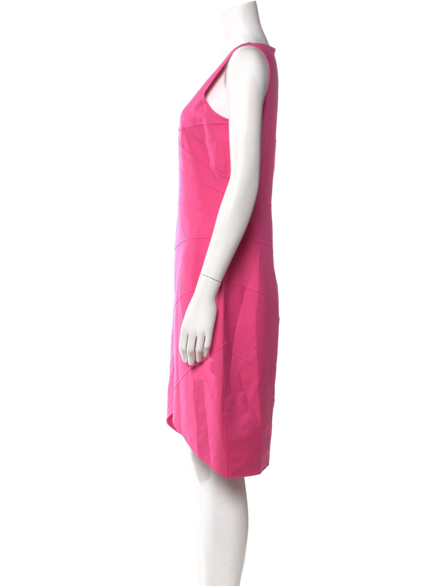 Michael Kors V-Neck Knee-Length Dress