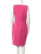 Michael Kors V-Neck Knee-Length Dress
