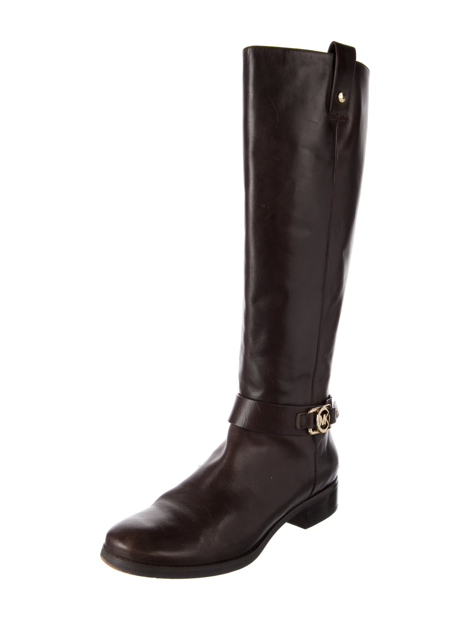 Michael Kors Leather Riding Boots