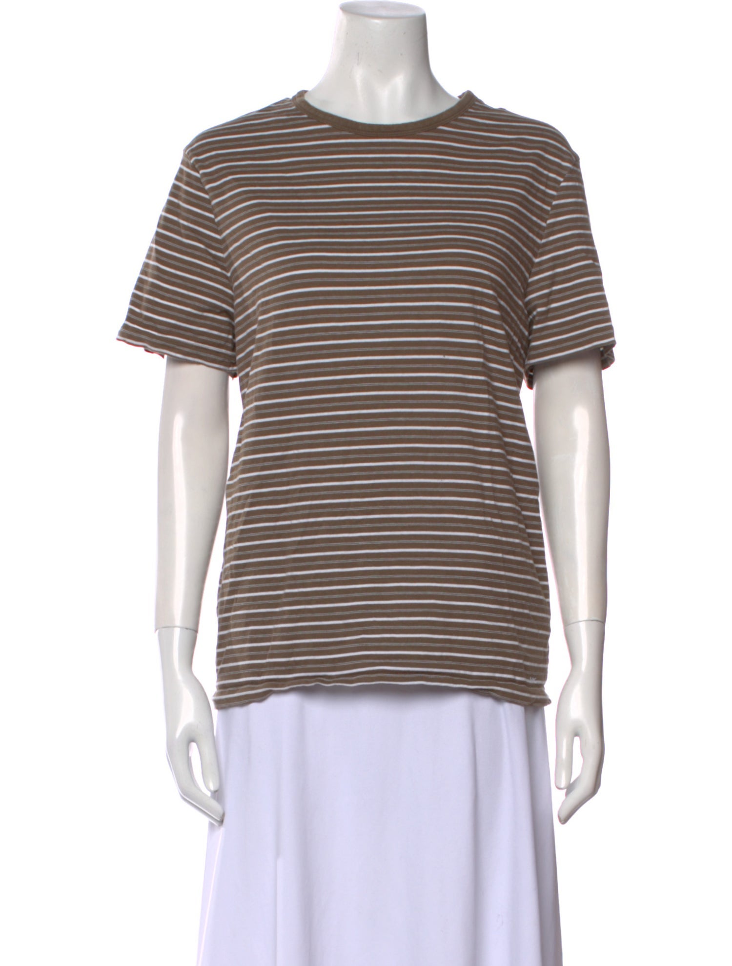Michael Kors Striped Crew Neck T-Shirt