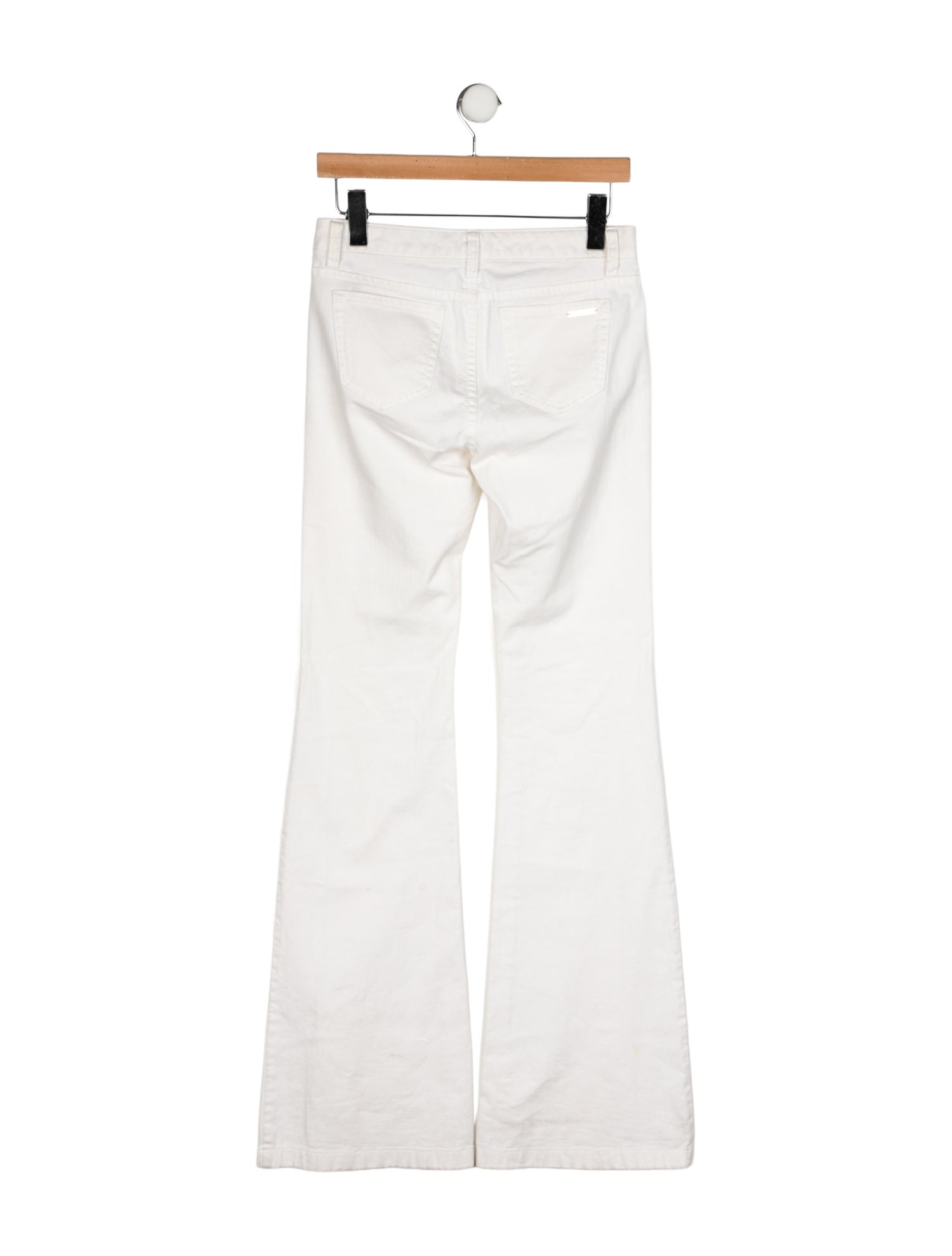 Michael Kors Mid-Rise Wide Leg Jeans