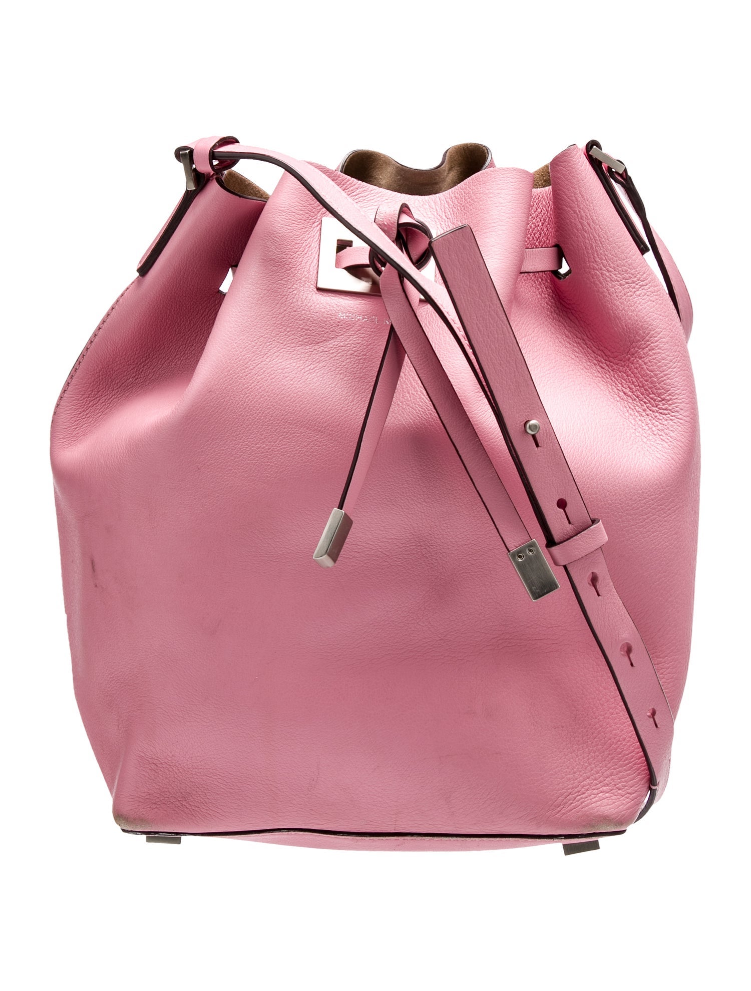 Michael Kors Leather Bucket Bag