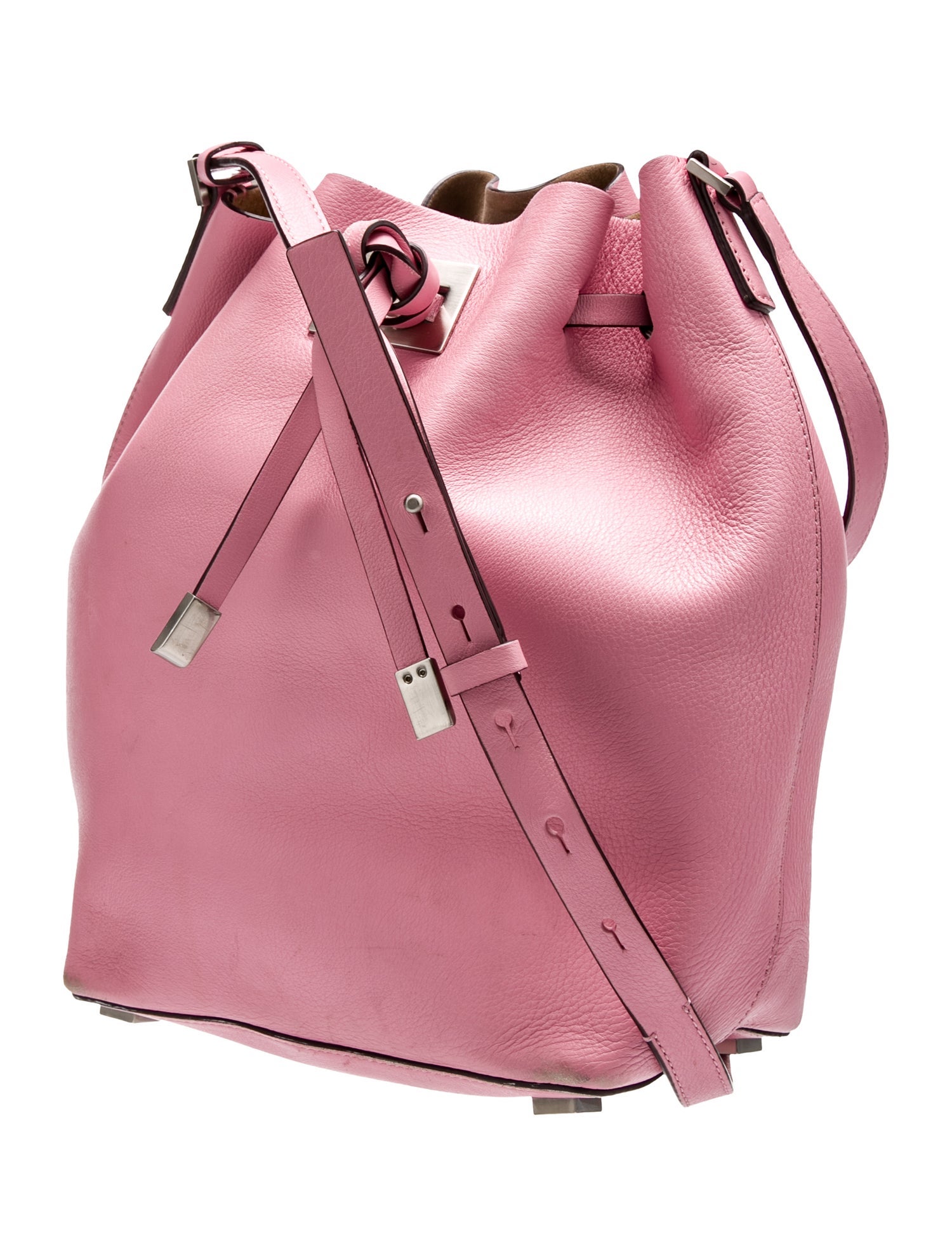 Michael Kors Leather Bucket Bag