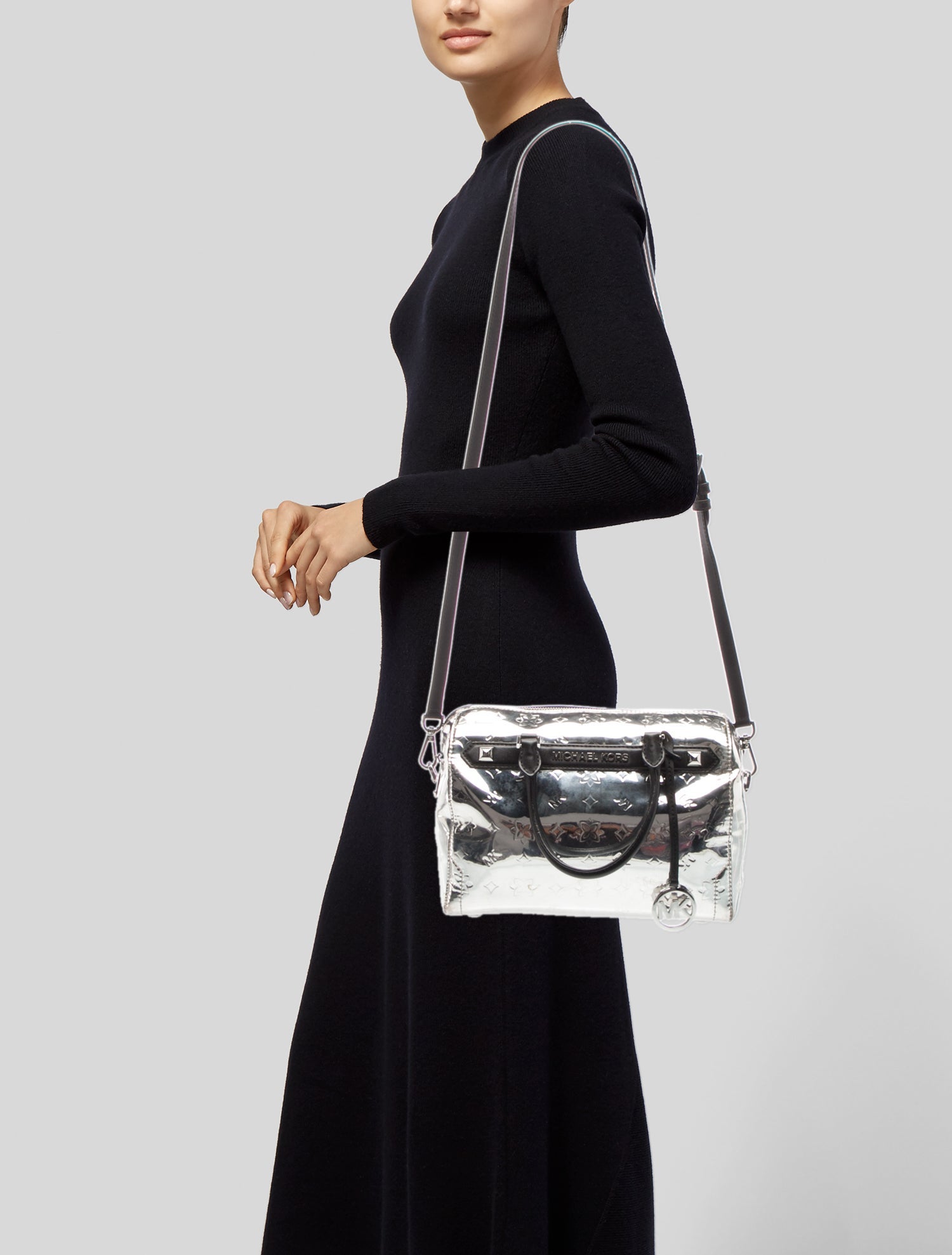 Michael Kors Leather Top Handle Bag