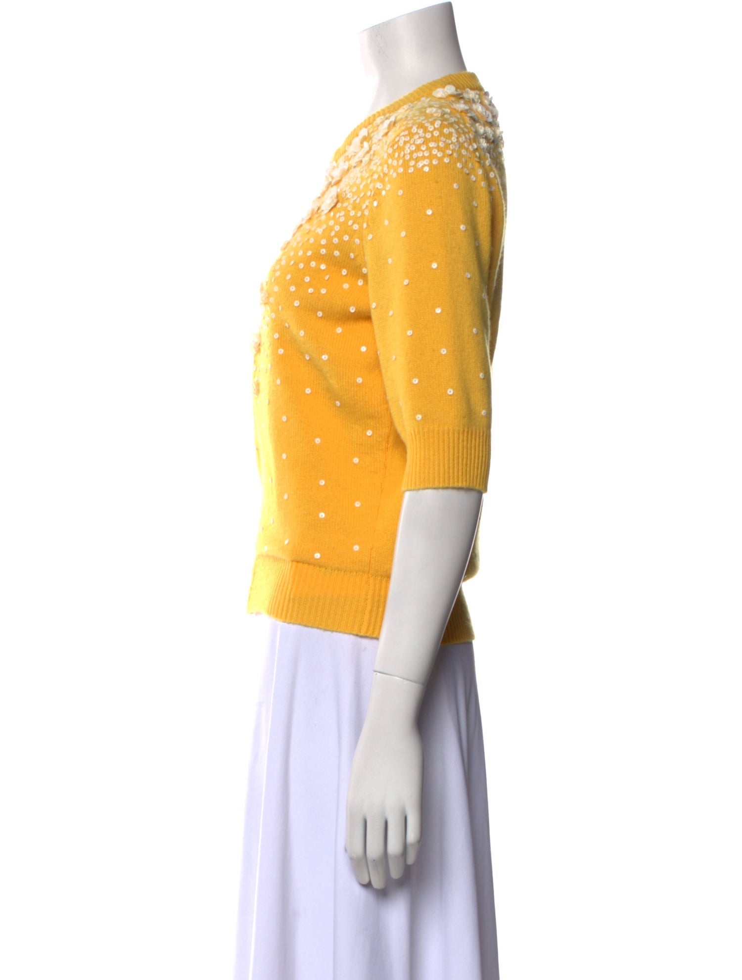 Michael Kors Cashmere Printed Sweater