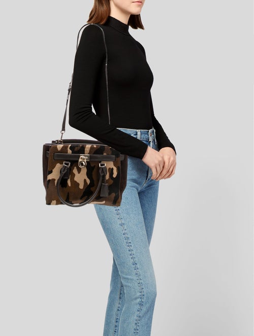 Michael Kors Ponyhair Top Handle Bag