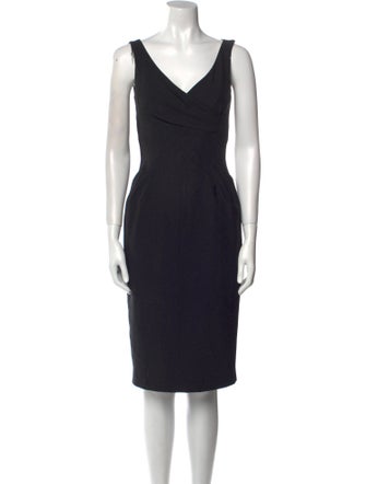 Michael Kors Virgin Wool Knee-Length Dress