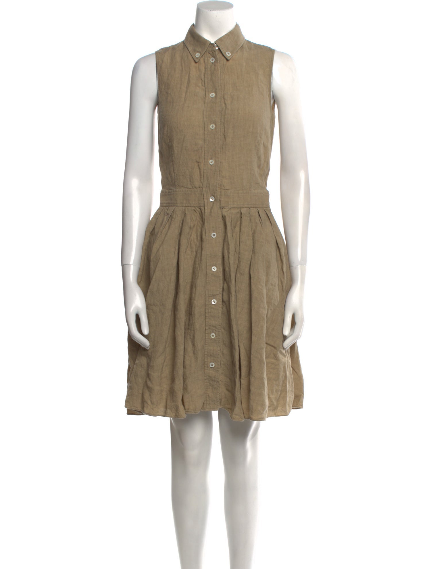 Michael Kors Linen Knee-Length Dress
