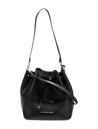 Michael Kors Leather Bucket Bag