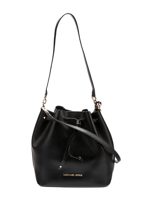 Michael Kors Leather Bucket Bag