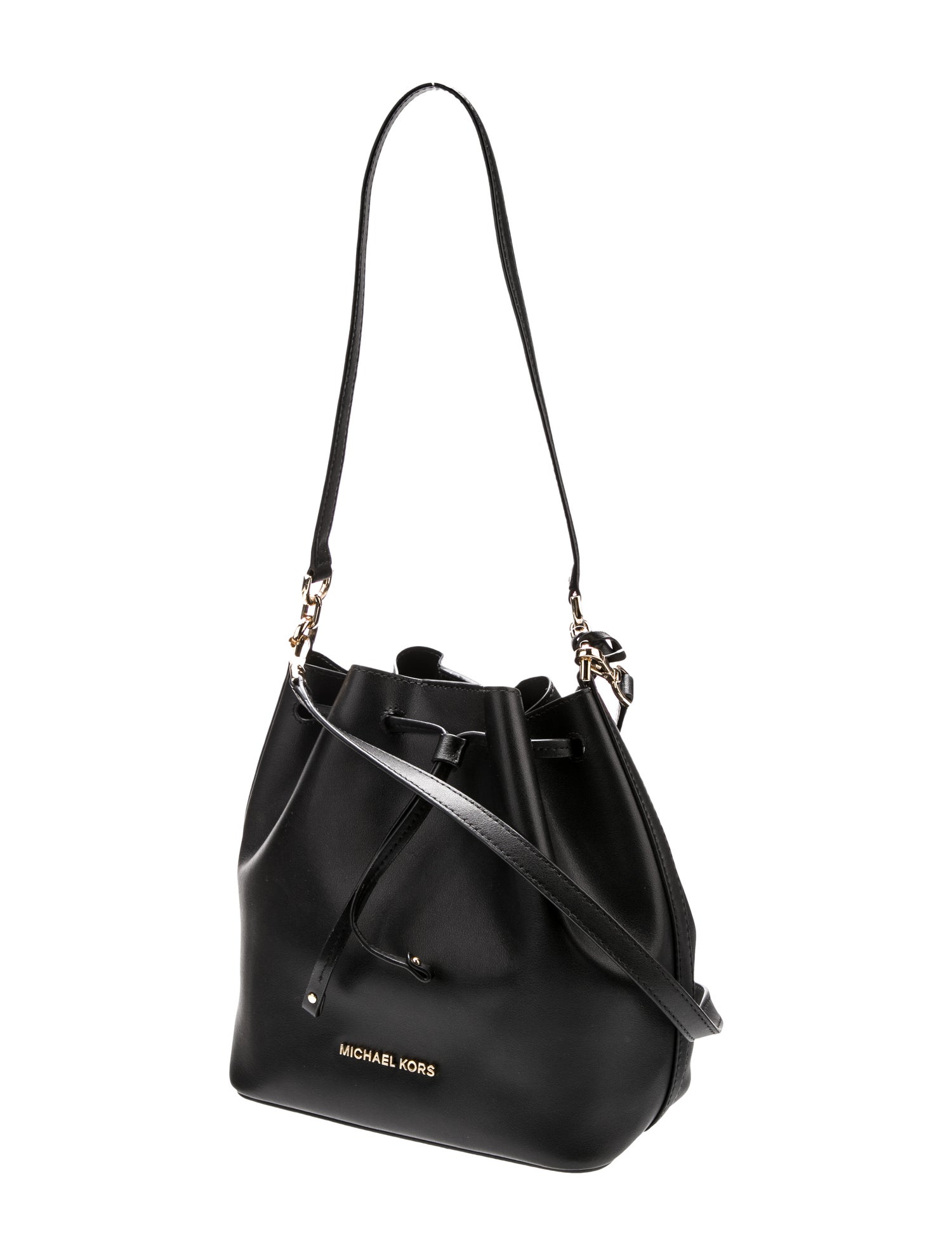 Michael Kors Leather Bucket Bag