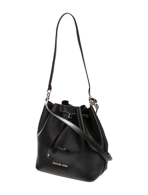 Michael Kors Leather Bucket Bag
