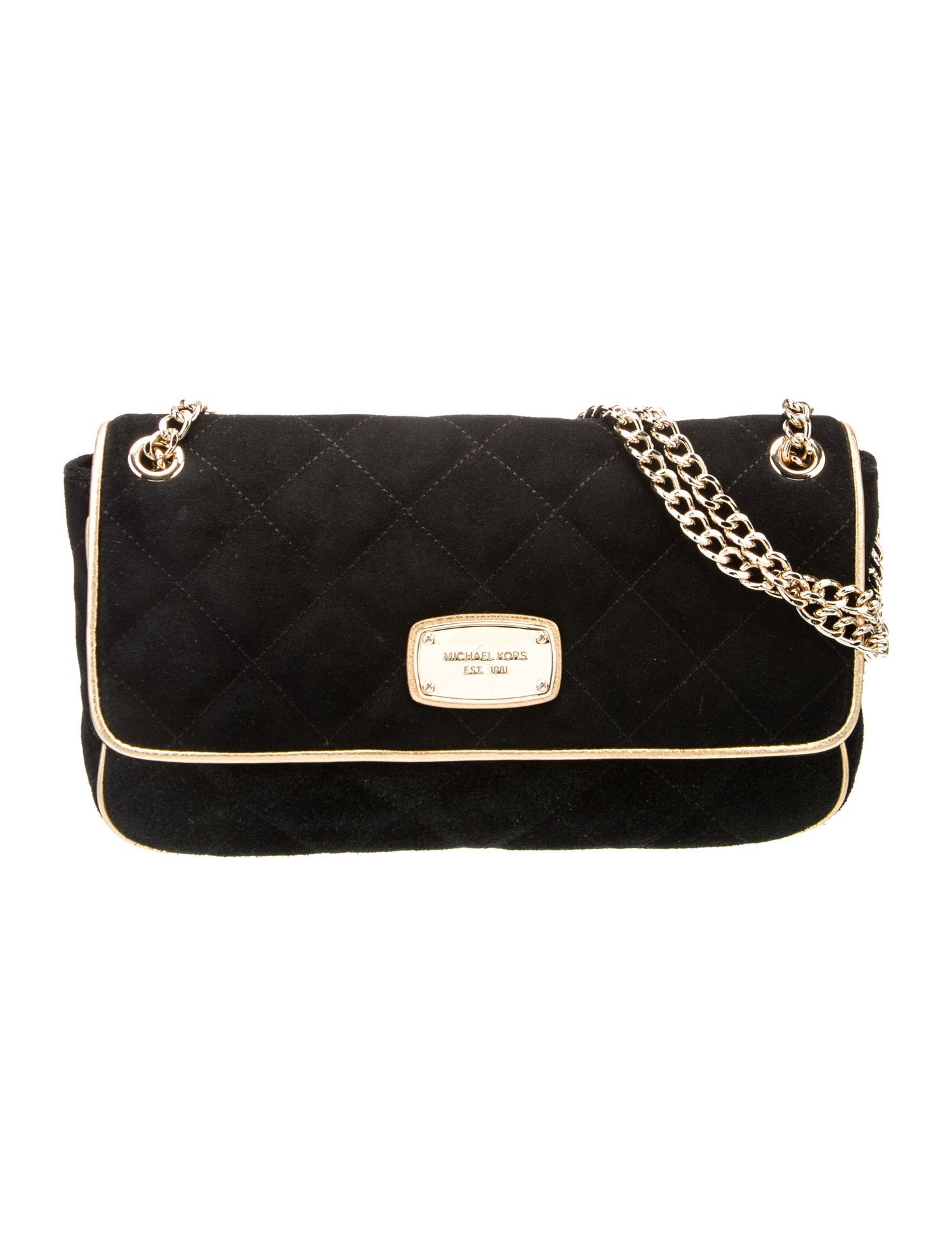 Michael Michael Kors Suede Shoulder Bag