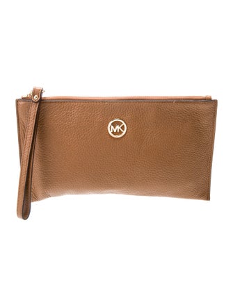 Michael Kors Leather Clutch