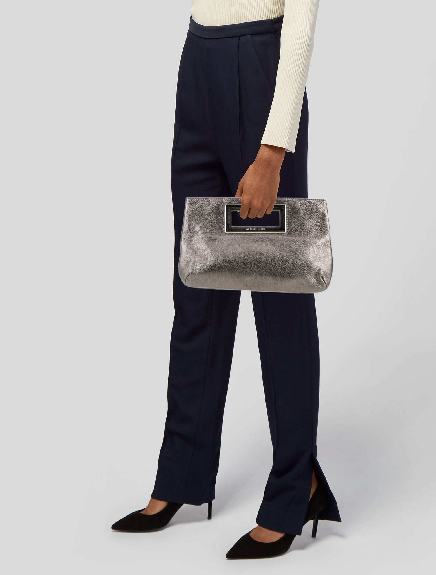 Michael Kors Leather Clutch