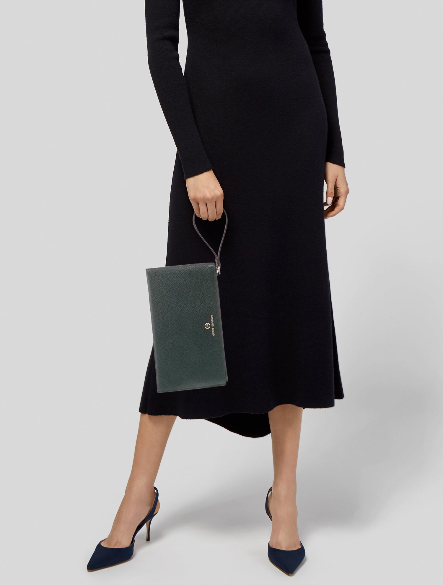 Michael Kors Leather Clutch