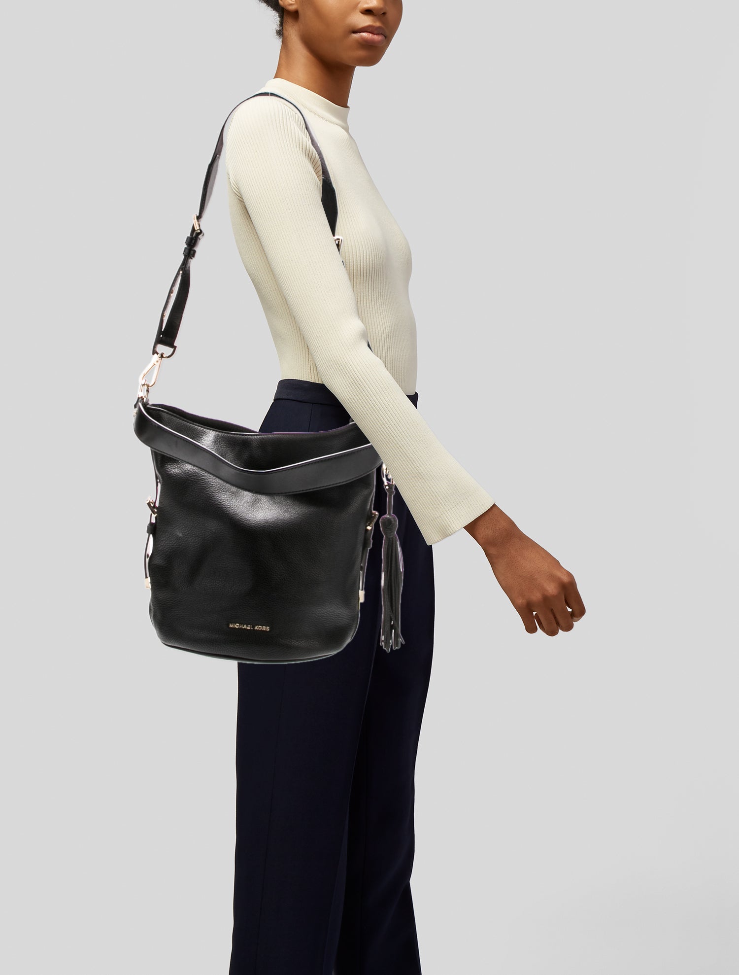 Michael Kors Leather Top Handle Bag