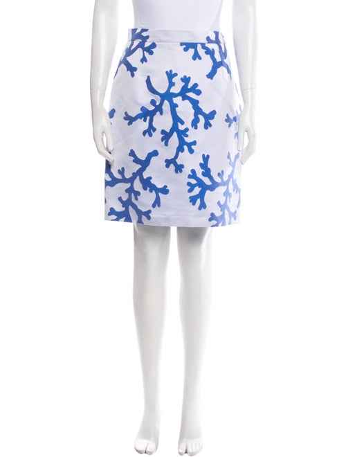 Michael Kors Floral Print Knee-Length Skirt