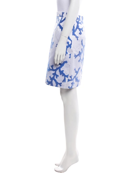 Michael Kors Floral Print Knee-Length Skirt