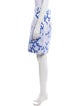 Michael Kors Floral Print Knee-Length Skirt