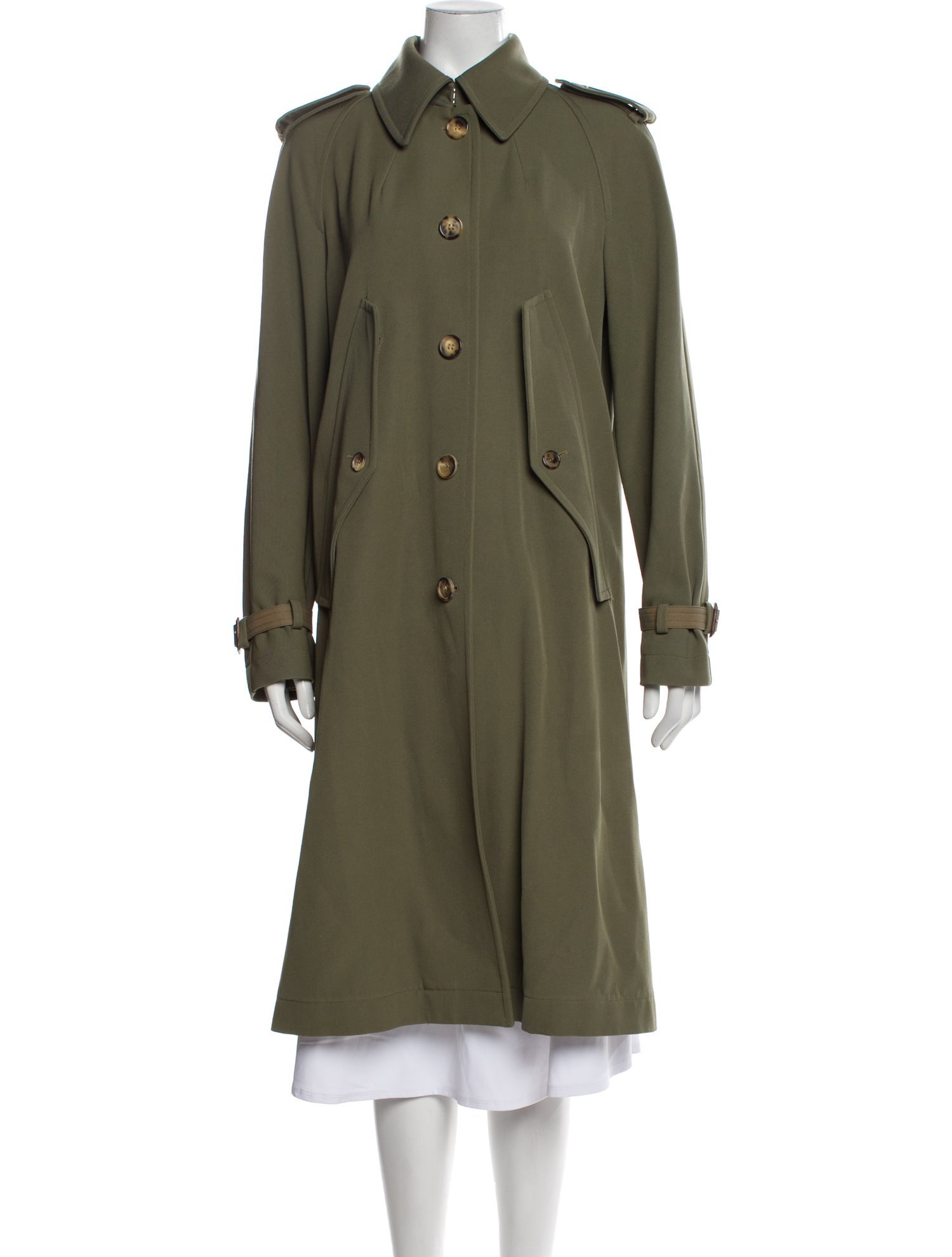 Michael Kors Virgin Wool Trench Coat