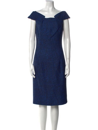 Michael Kors Virgin Wool Knee-Length Dress