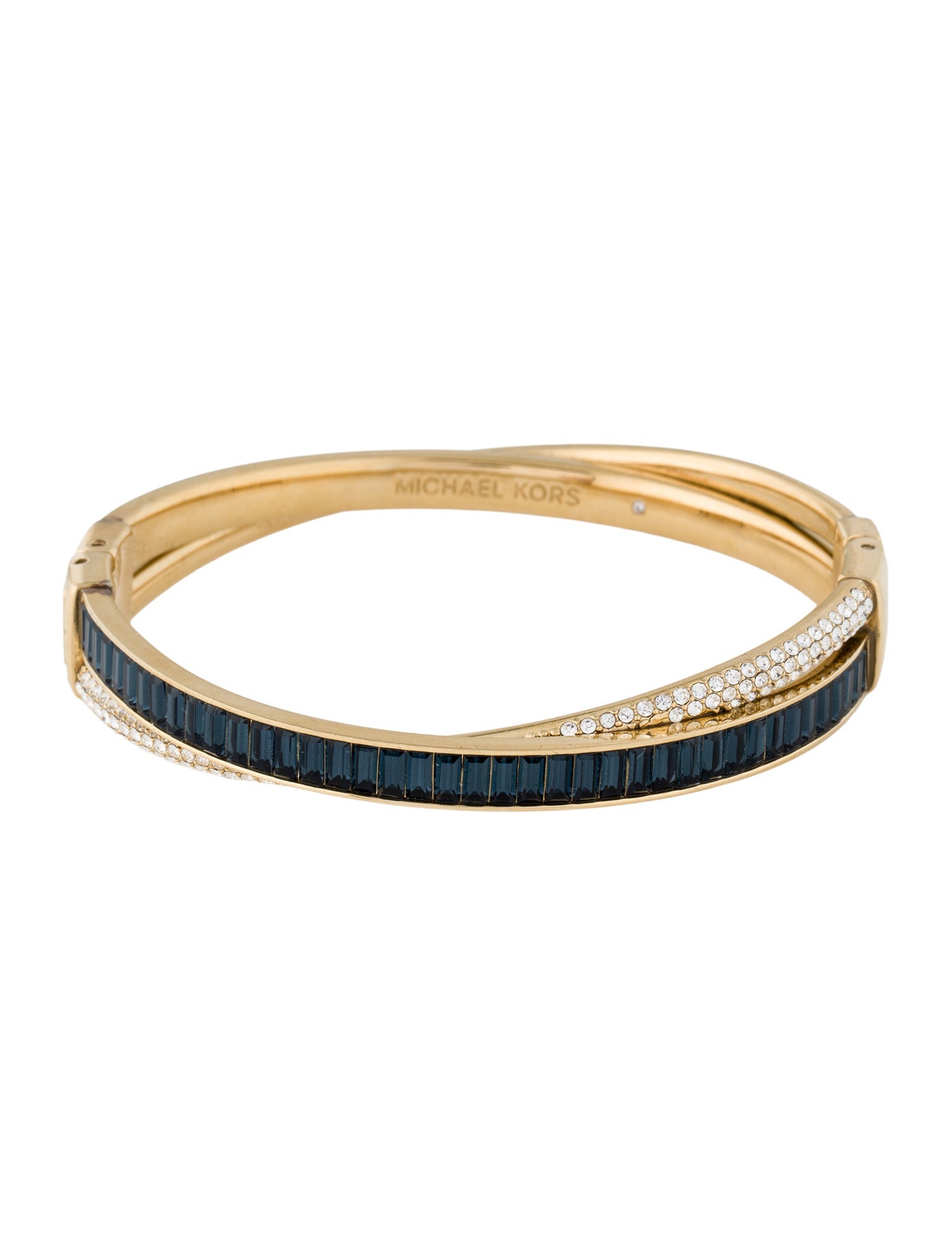 Michael Kors Crystal Hinged Bracelet