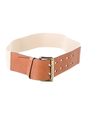 Michael Kors Wide Canvas Belt