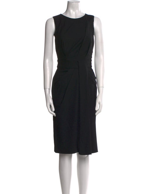 Michael Kors Virgin Wool Midi Length Dress