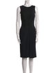 Michael Kors Virgin Wool Midi Length Dress