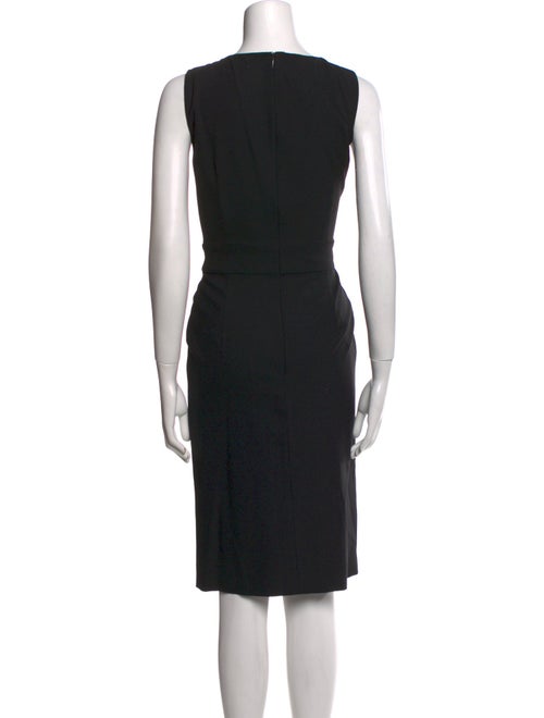 Michael Kors Virgin Wool Midi Length Dress