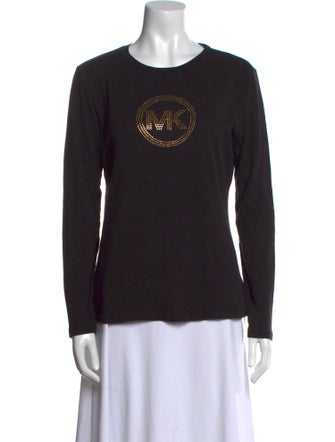 Michael Kors Graphic Print Crew Neck Sweatshirt