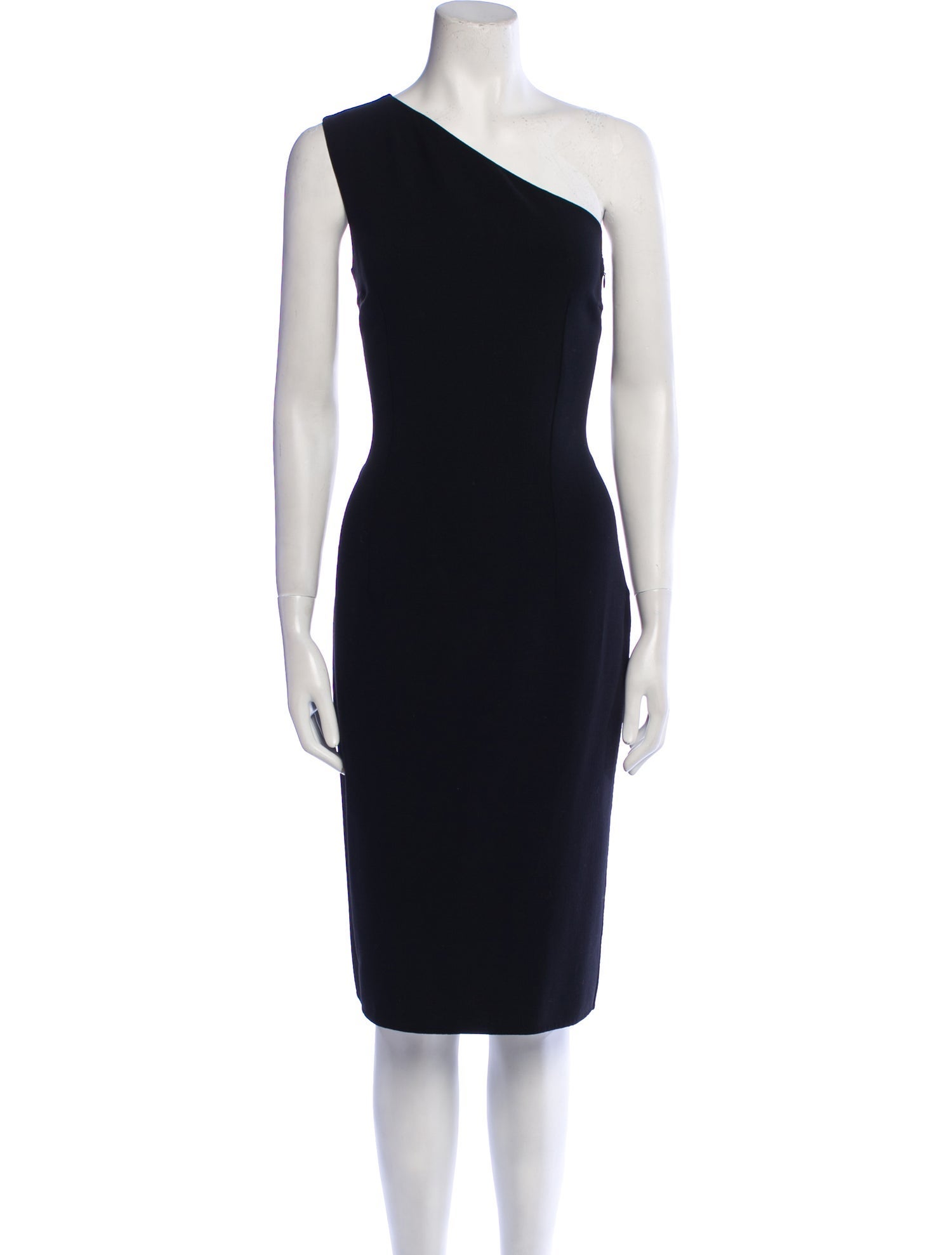 Michael Kors Virgin Wool Midi Length Dress