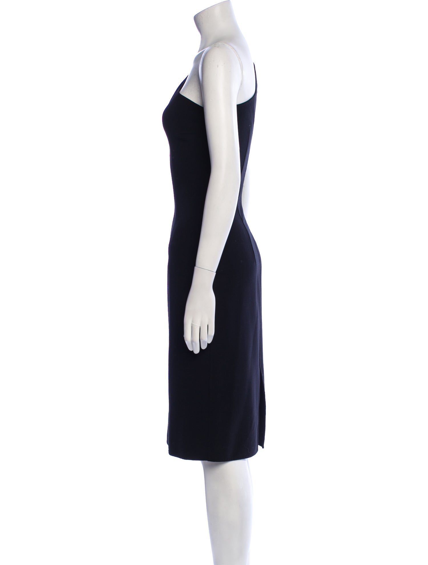 Michael Kors Virgin Wool Midi Length Dress
