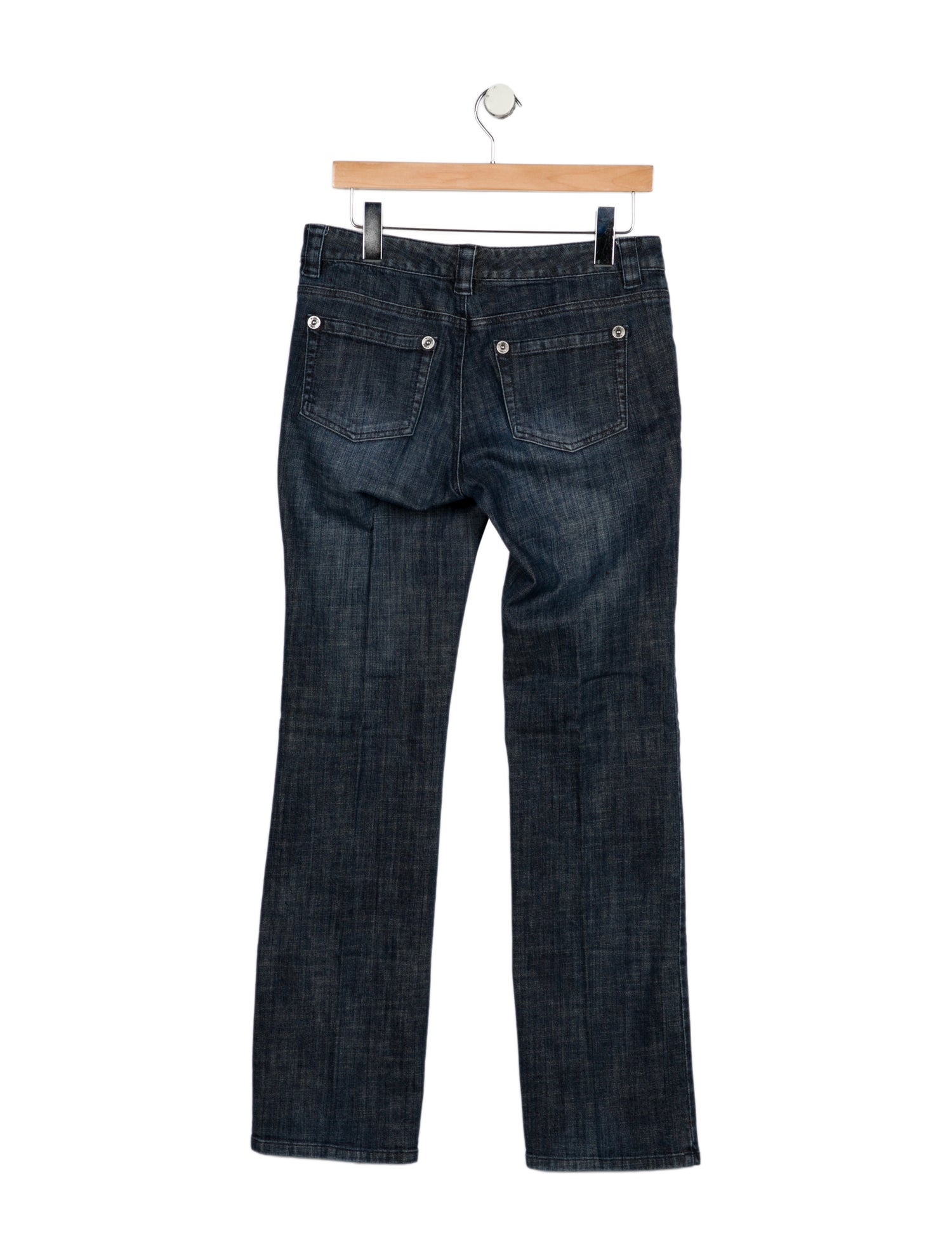 Michael Kors Low-Rise Straight Leg Jeans