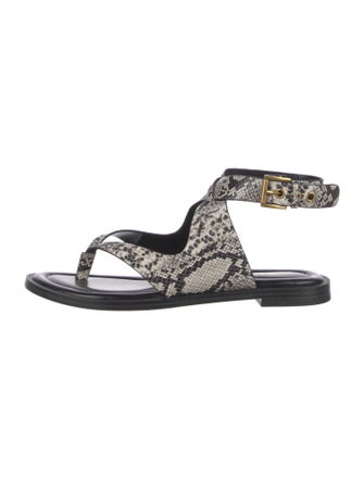 Michael Kors Snakeskin Printed Sandals