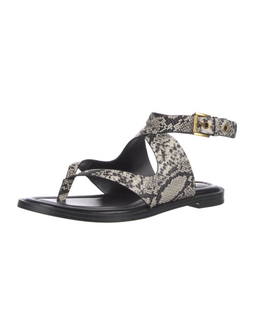 Michael Kors Snakeskin Printed Sandals