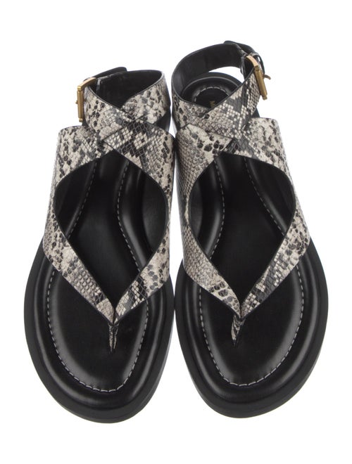 Michael Kors Snakeskin Printed Sandals