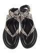 Michael Kors Snakeskin Printed Sandals