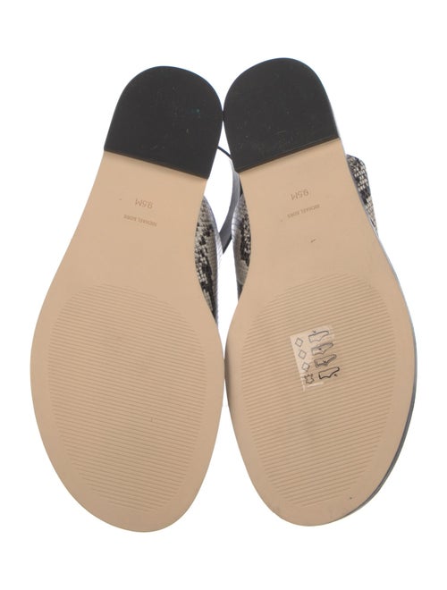 Michael Kors Snakeskin Printed Sandals