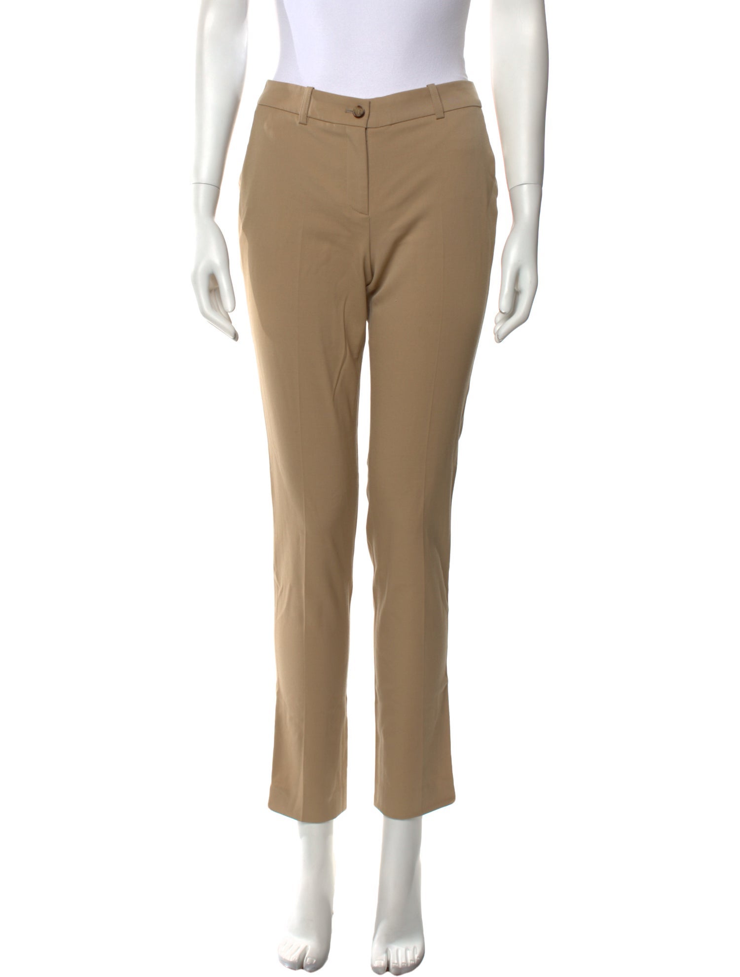 Michael Kors Collection Virgin Wool Straight Leg Pants